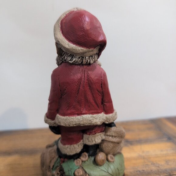 1995 Tom Clark "Santa's Home" Gnome Figure Retired Signed Cairns Studio - Picture 4 of 5